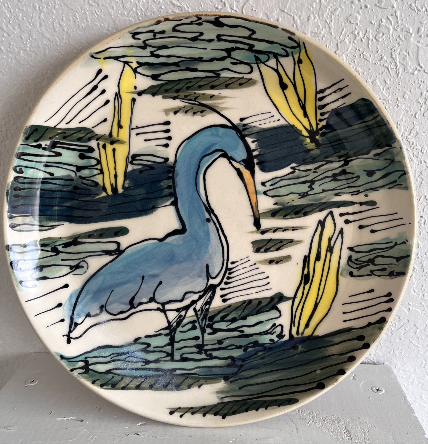 Great Blue Heron Platter